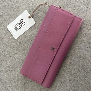 New with Tags. HOBO Jill Large Trifold Wallet. Lilac Rose